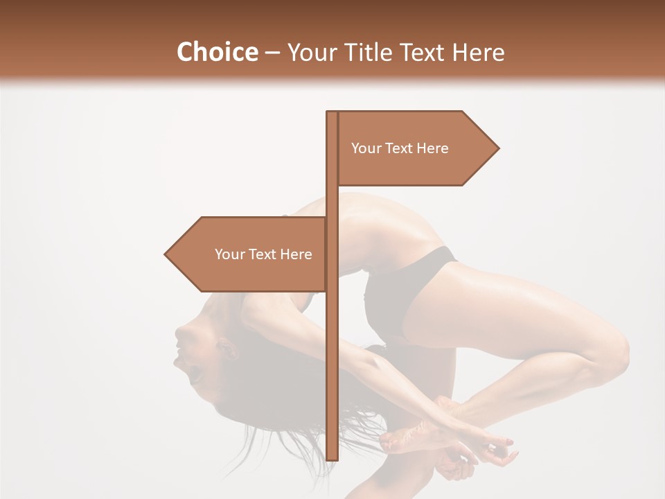 Posing Lifestyle Elegance PowerPoint Template