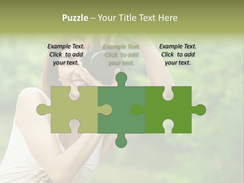 Photocamera Cute Appealing PowerPoint Template