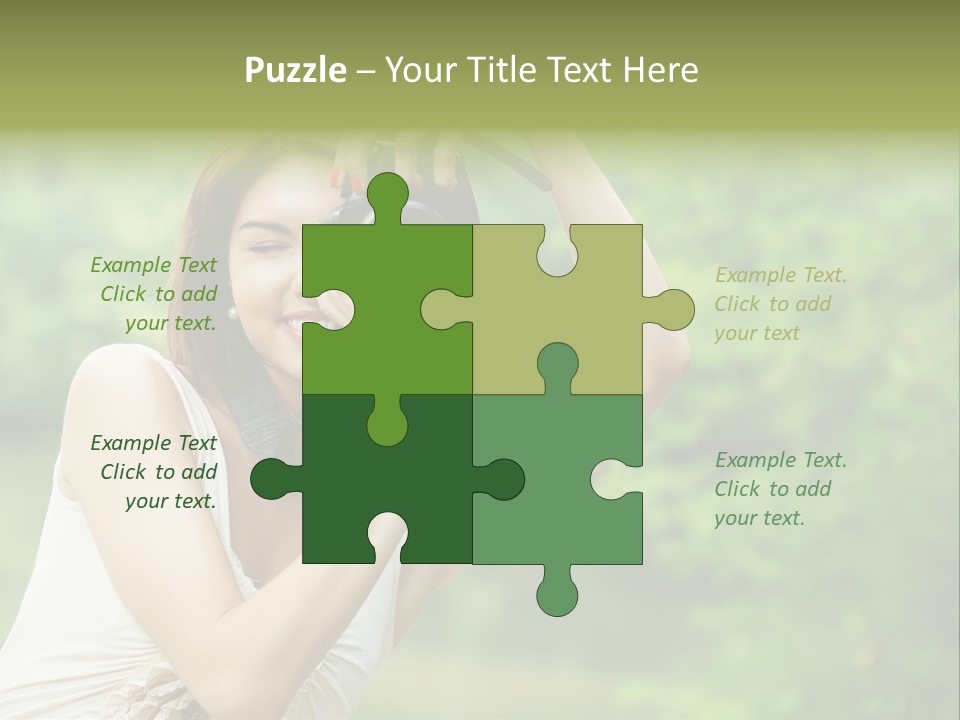 Photocamera Cute Appealing PowerPoint Template