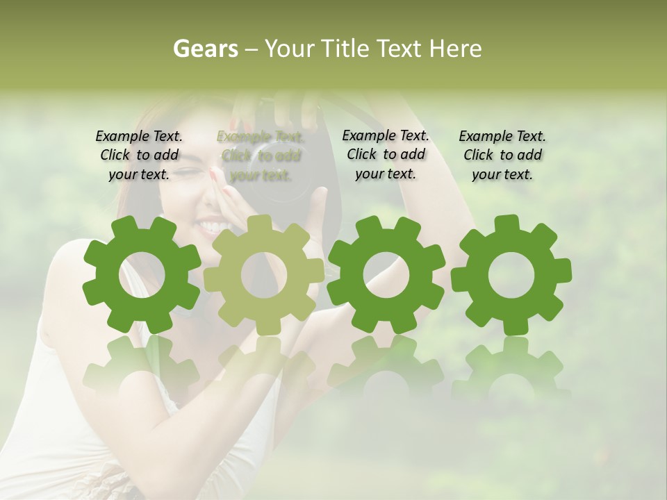 Photocamera Cute Appealing PowerPoint Template