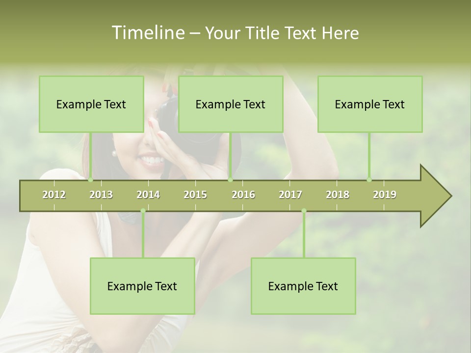 Photocamera Cute Appealing PowerPoint Template