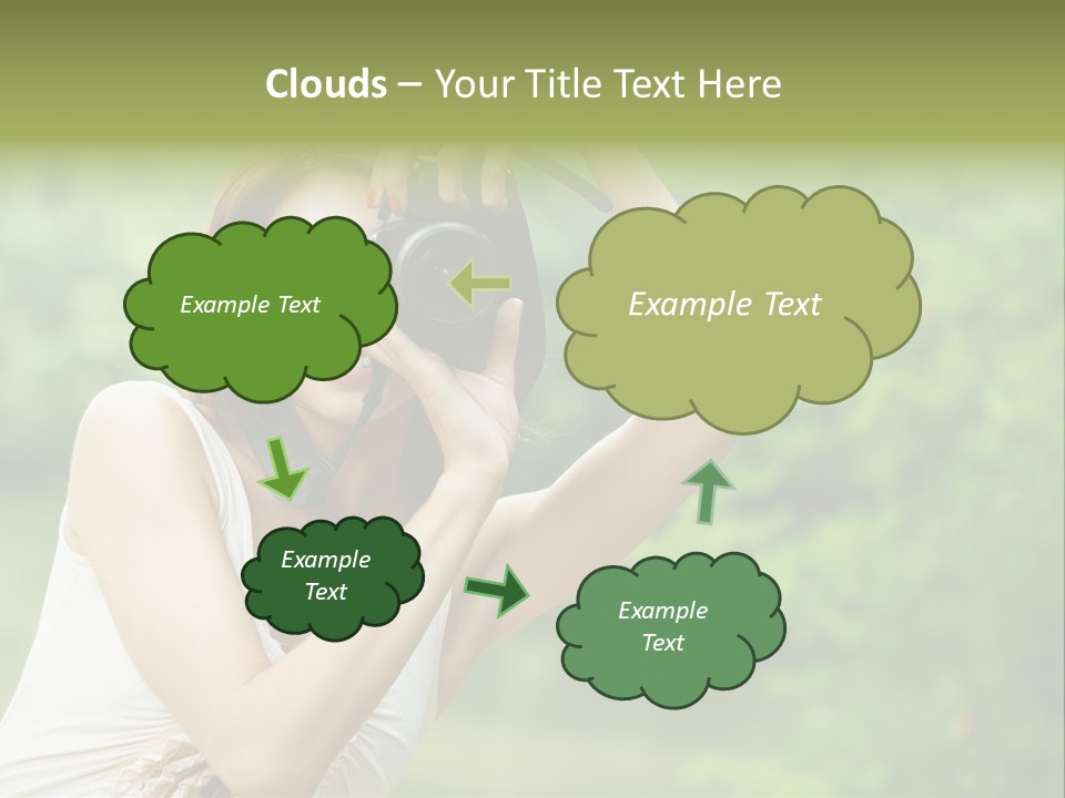 Photocamera Cute Appealing PowerPoint Template