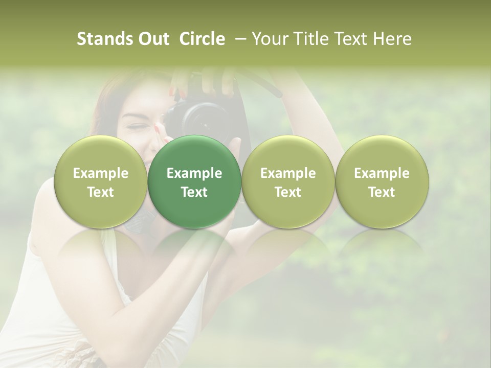 Photocamera Cute Appealing PowerPoint Template