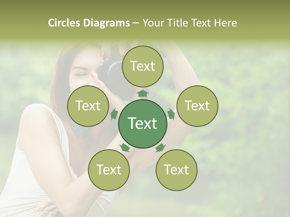 Photocamera Cute Appealing PowerPoint Template