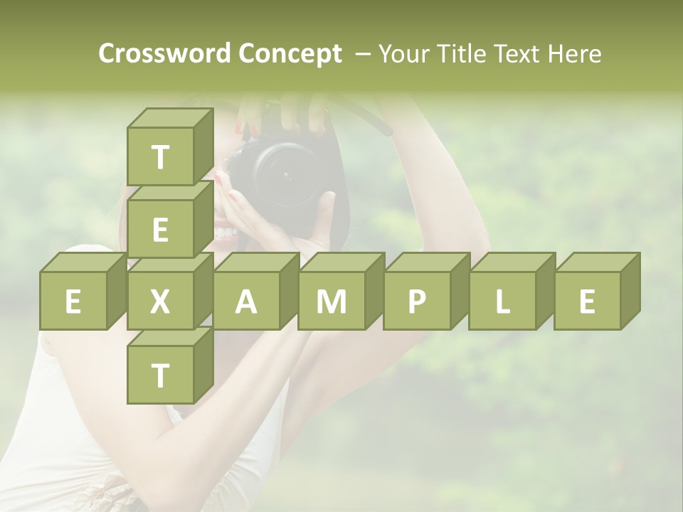 Photocamera Cute Appealing PowerPoint Template