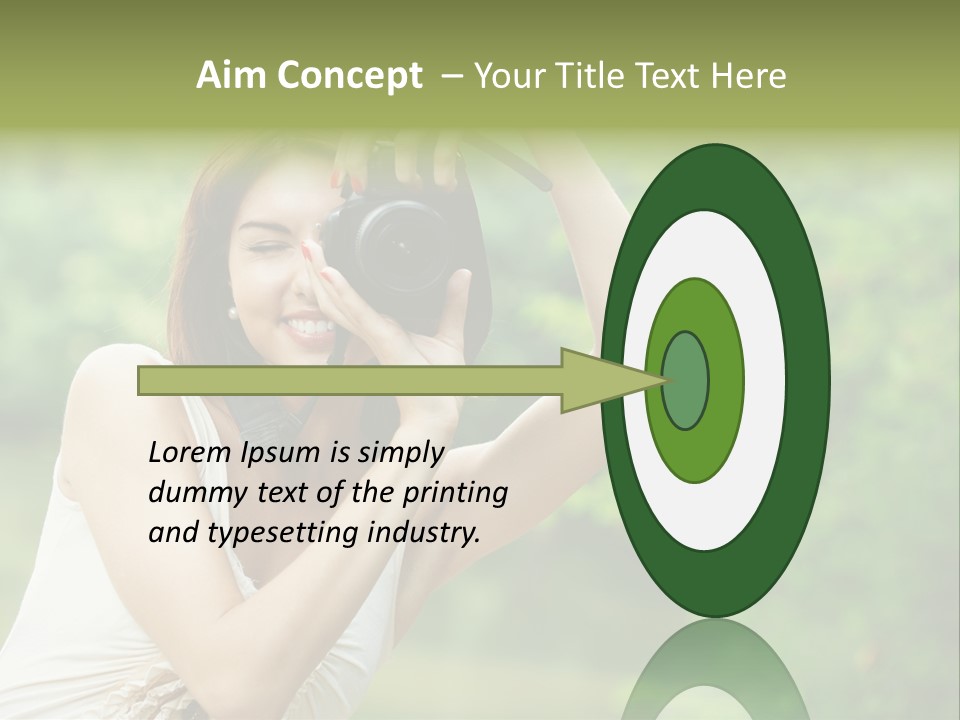 Photocamera Cute Appealing PowerPoint Template