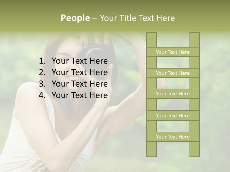 Photocamera Cute Appealing PowerPoint Template
