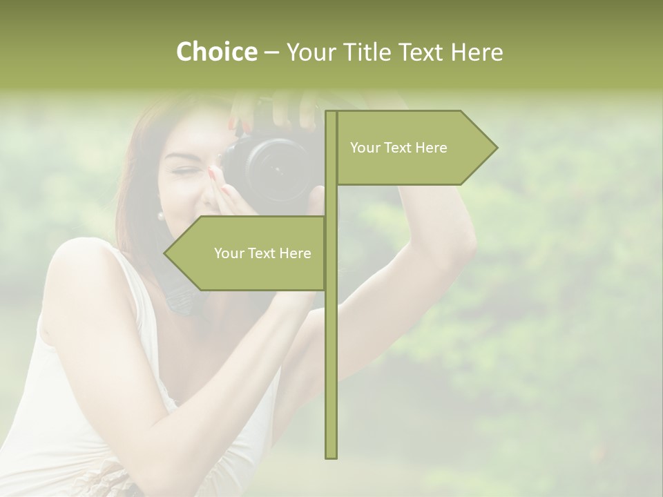 Photocamera Cute Appealing PowerPoint Template
