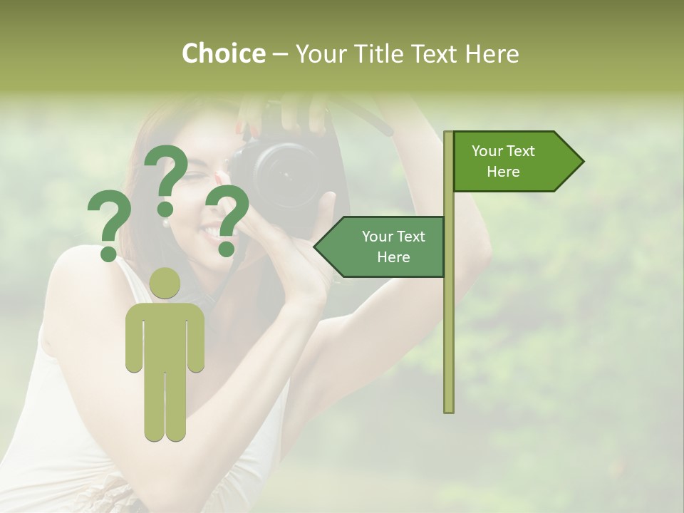 Photocamera Cute Appealing PowerPoint Template