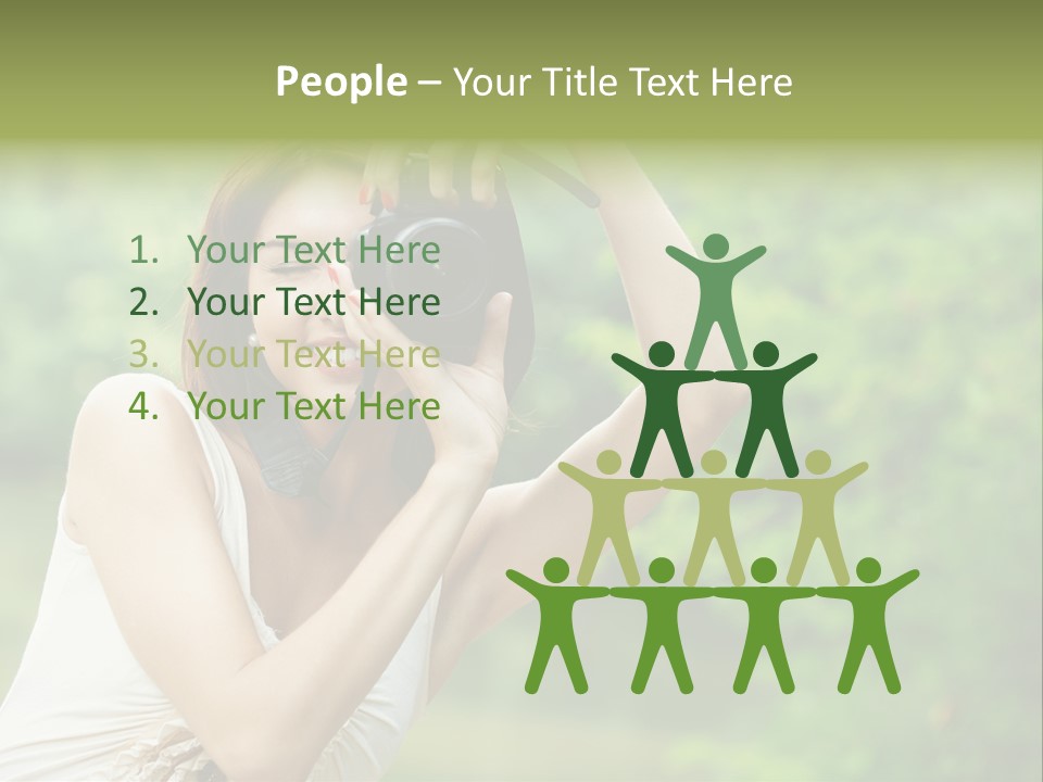 Photocamera Cute Appealing PowerPoint Template