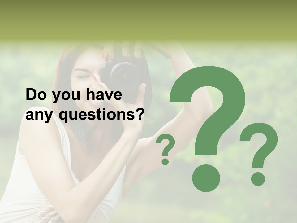 Photocamera Cute Appealing PowerPoint Template