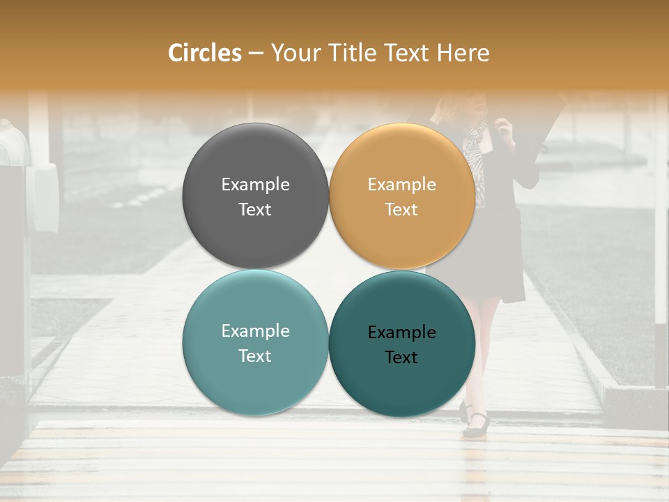 Outdoor Lady People PowerPoint Template