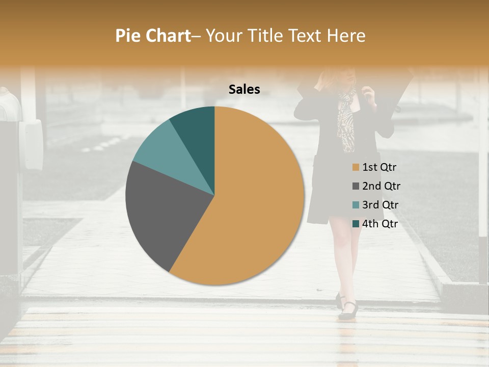 Outdoor Lady People PowerPoint Template