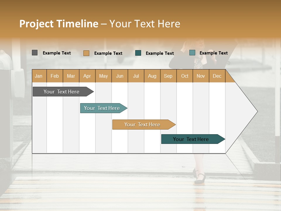 Outdoor Lady People PowerPoint Template