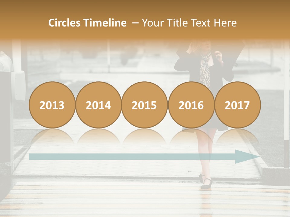 Outdoor Lady People PowerPoint Template