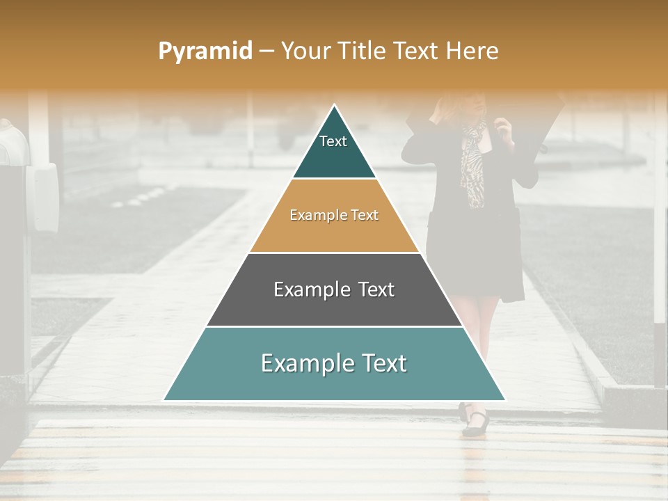 Outdoor Lady People PowerPoint Template