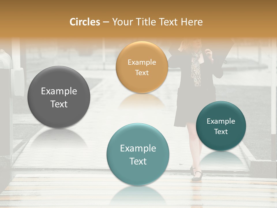 Outdoor Lady People PowerPoint Template