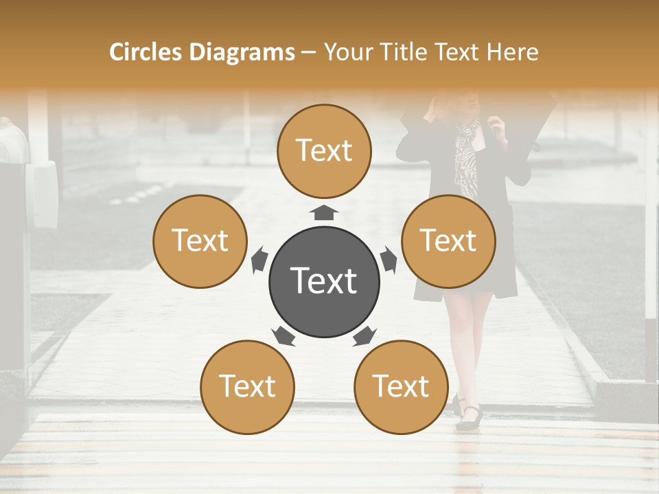 Outdoor Lady People PowerPoint Template