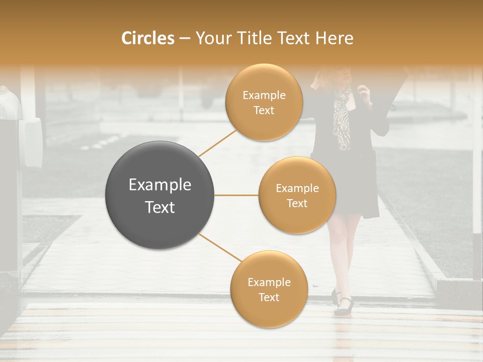 Outdoor Lady People PowerPoint Template