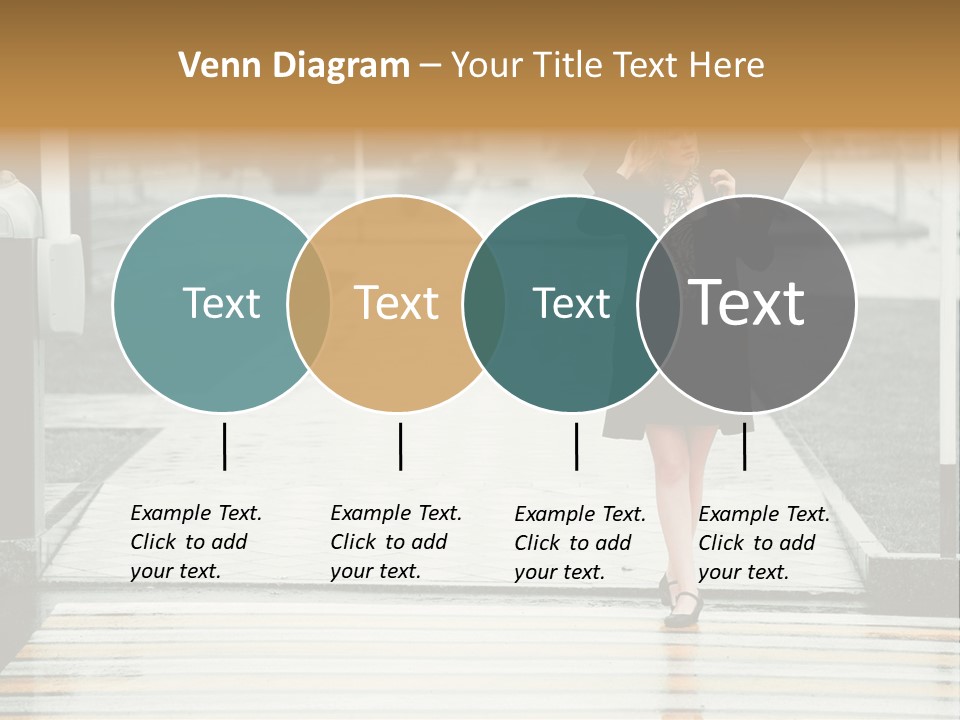 Outdoor Lady People PowerPoint Template