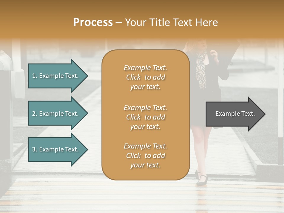 Outdoor Lady People PowerPoint Template