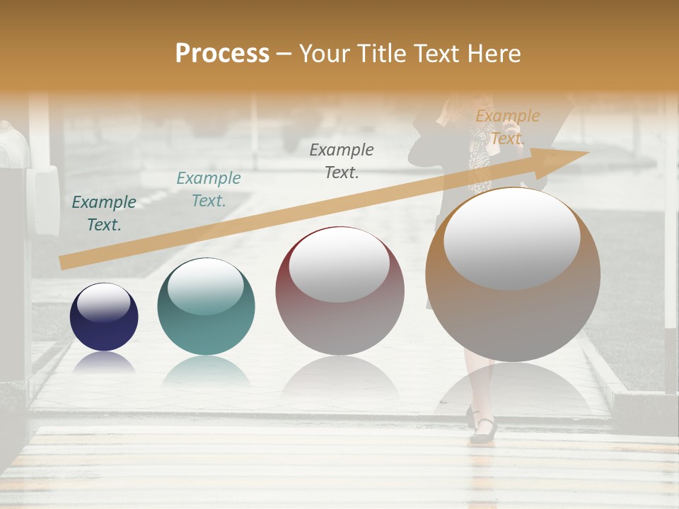 Outdoor Lady People PowerPoint Template