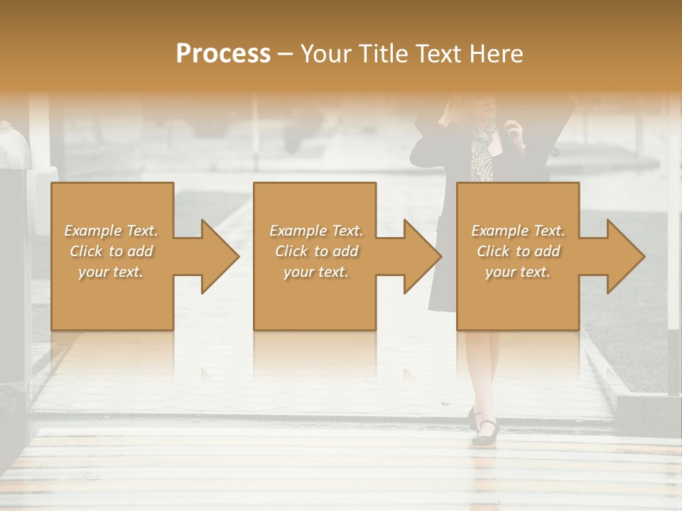 Outdoor Lady People PowerPoint Template