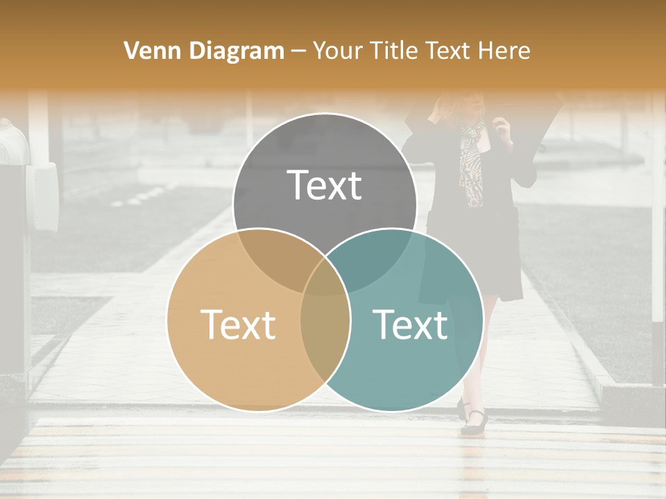 Outdoor Lady People PowerPoint Template