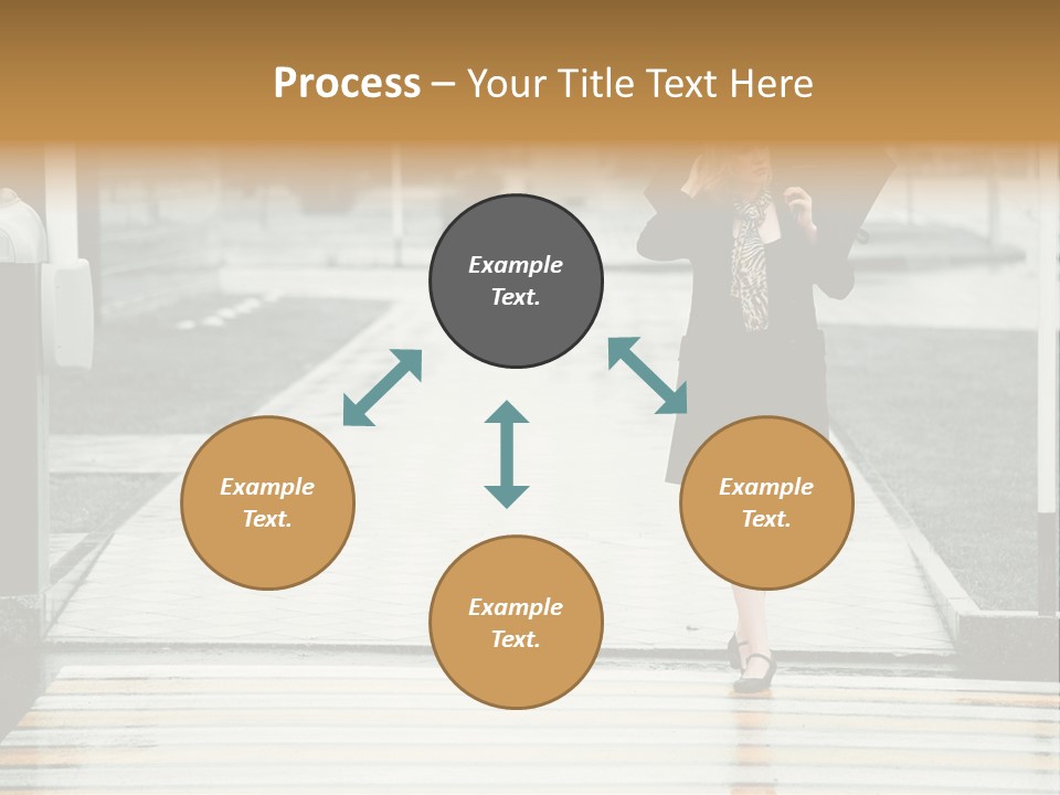 Outdoor Lady People PowerPoint Template