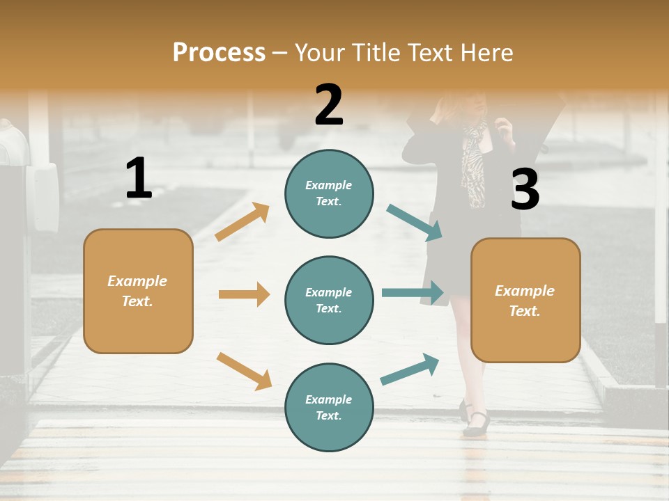 Outdoor Lady People PowerPoint Template