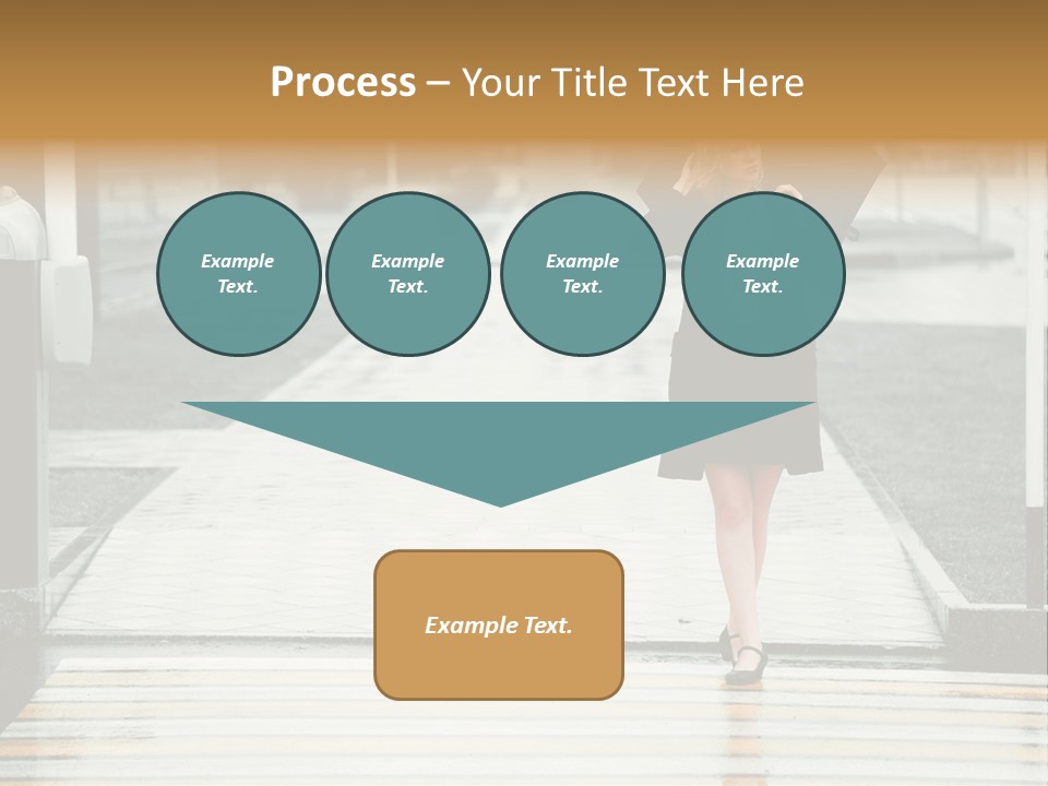 Outdoor Lady People PowerPoint Template