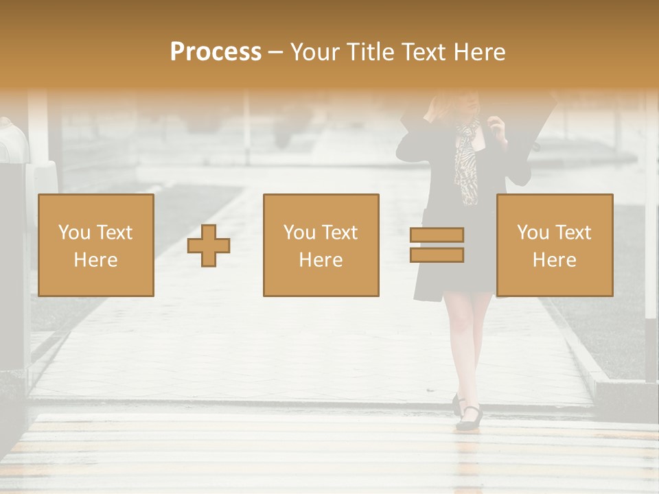 Outdoor Lady People PowerPoint Template
