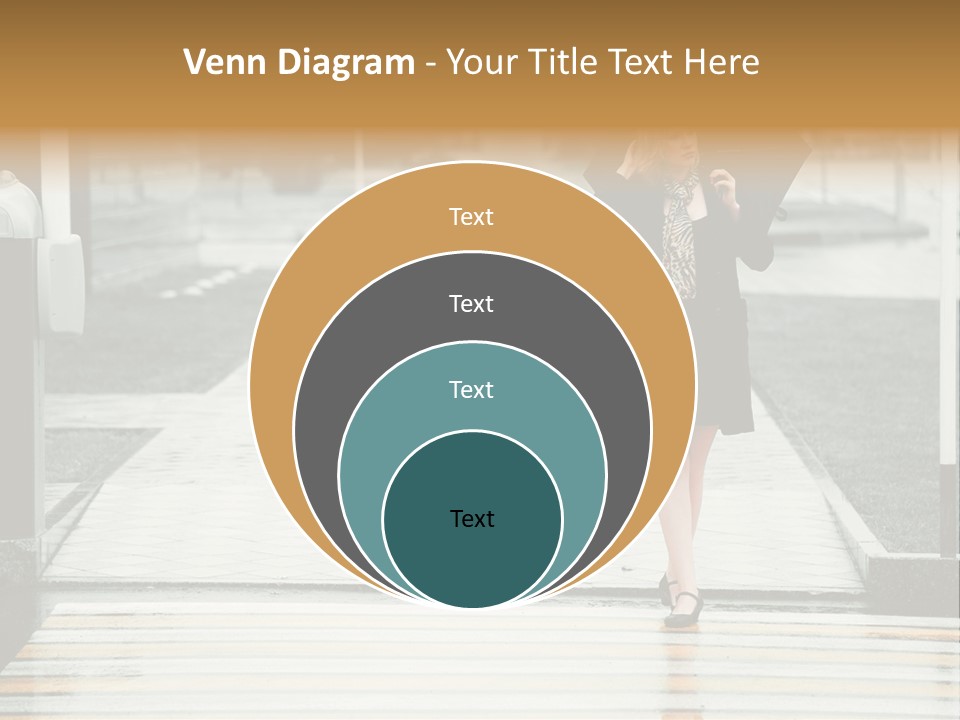 Outdoor Lady People PowerPoint Template