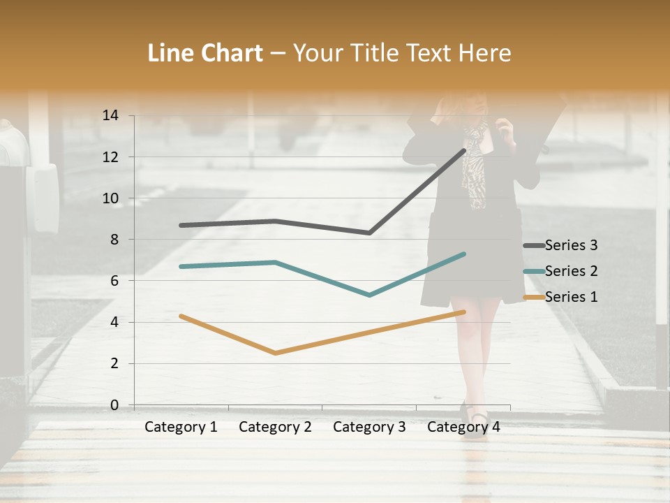 Outdoor Lady People PowerPoint Template