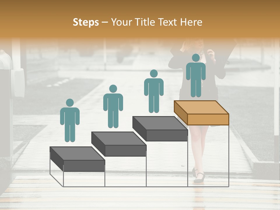 Outdoor Lady People PowerPoint Template