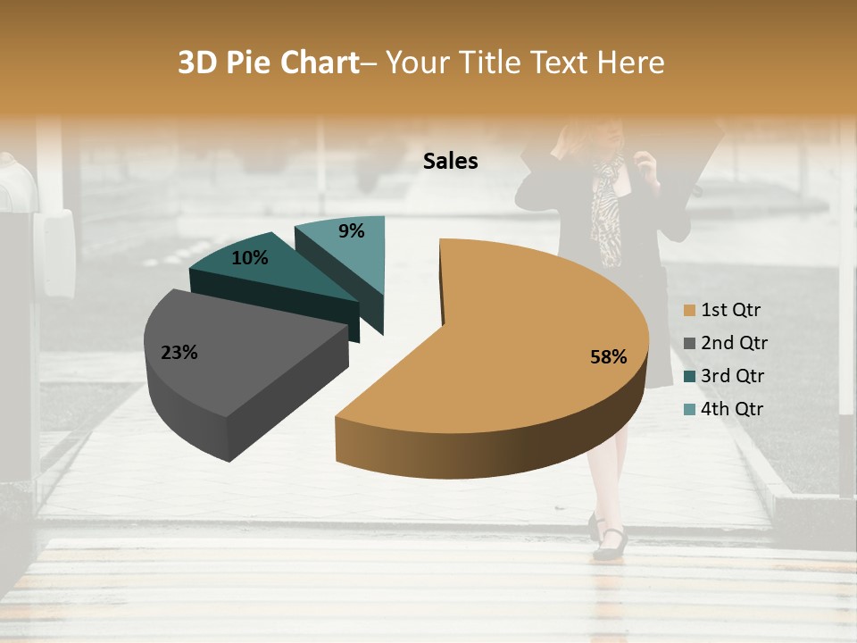 Outdoor Lady People PowerPoint Template