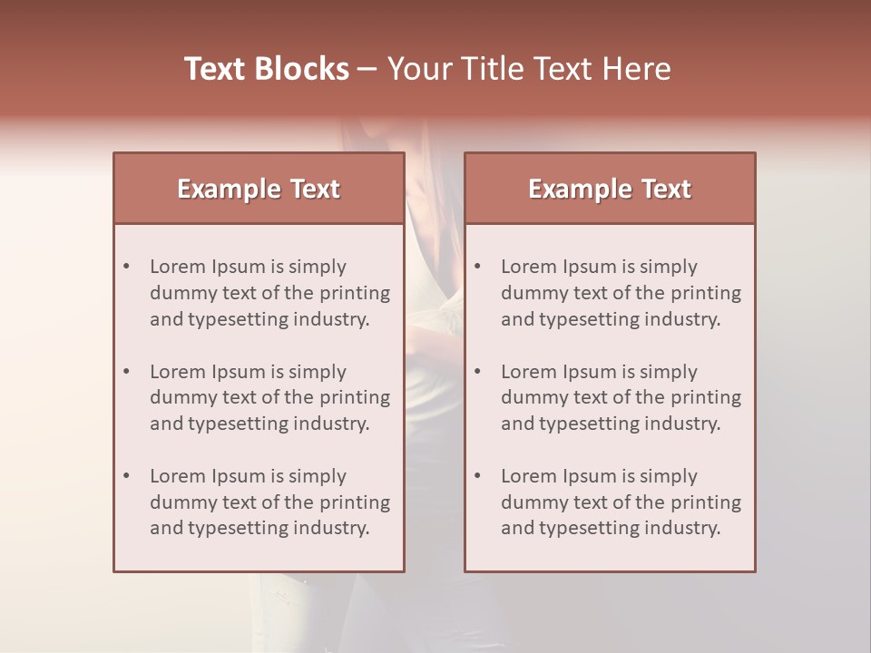 Elegant Modern Bag PowerPoint Template