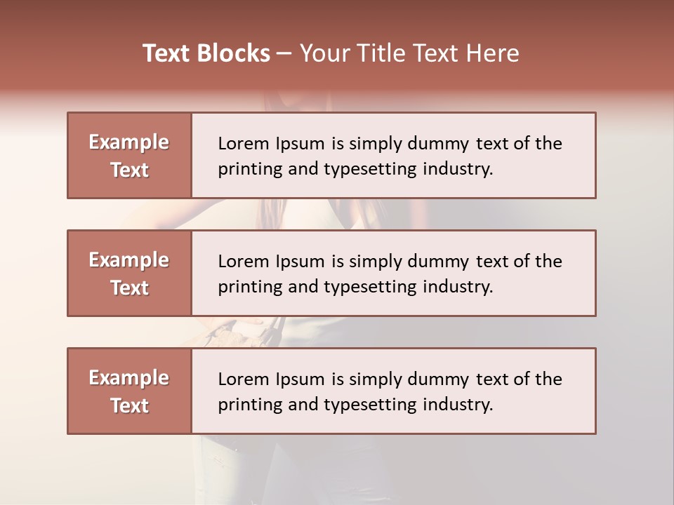 Elegant Modern Bag PowerPoint Template