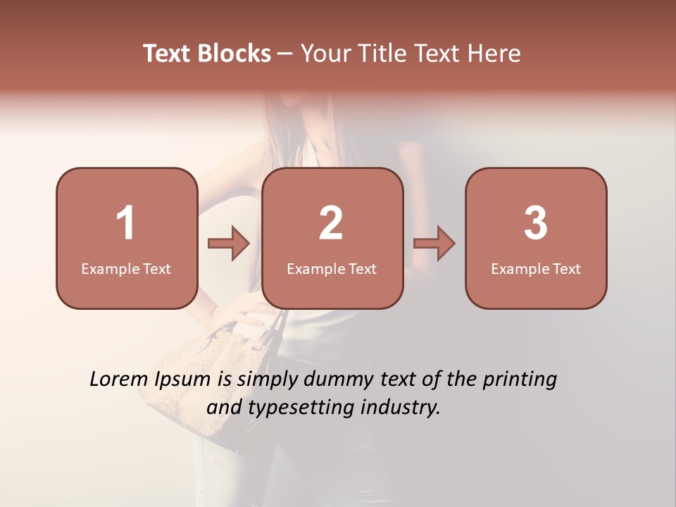 Elegant Modern Bag PowerPoint Template