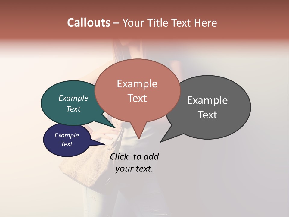 Elegant Modern Bag PowerPoint Template