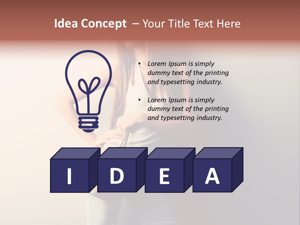 Elegant Modern Bag PowerPoint Template