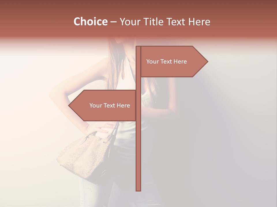 Elegant Modern Bag PowerPoint Template