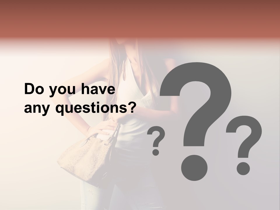 Elegant Modern Bag PowerPoint Template