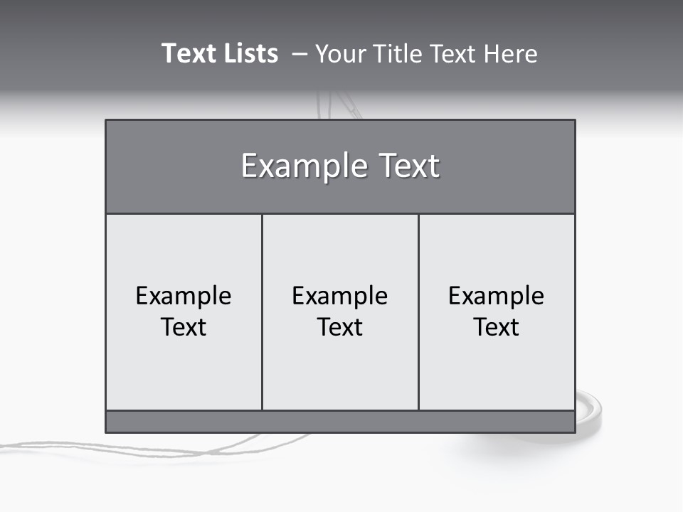 Needle Button Design PowerPoint Template