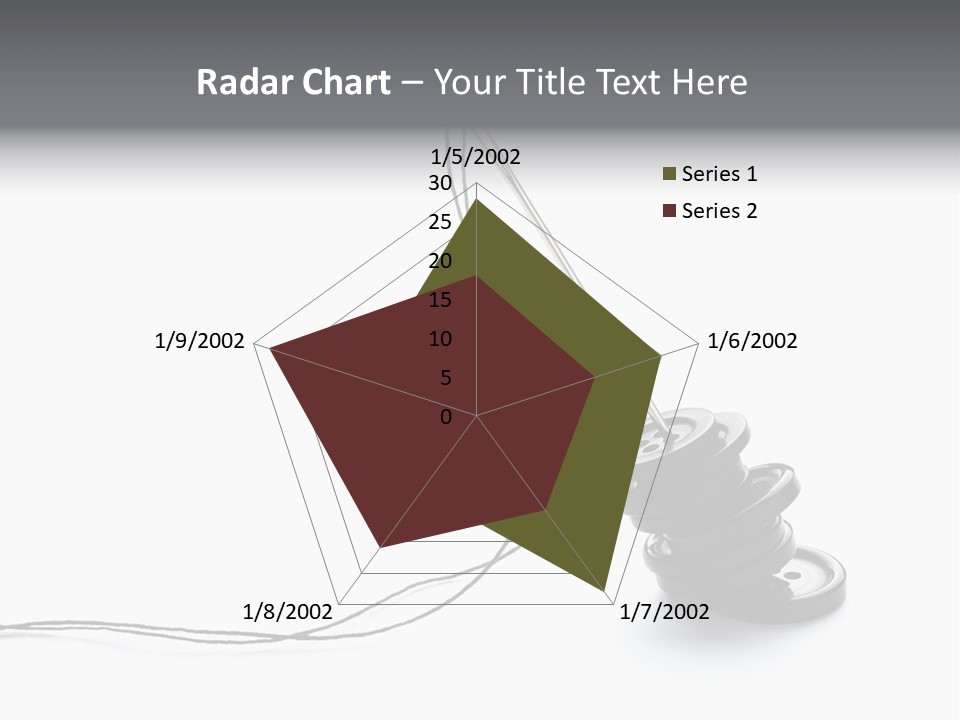 Needle Button Design PowerPoint Template