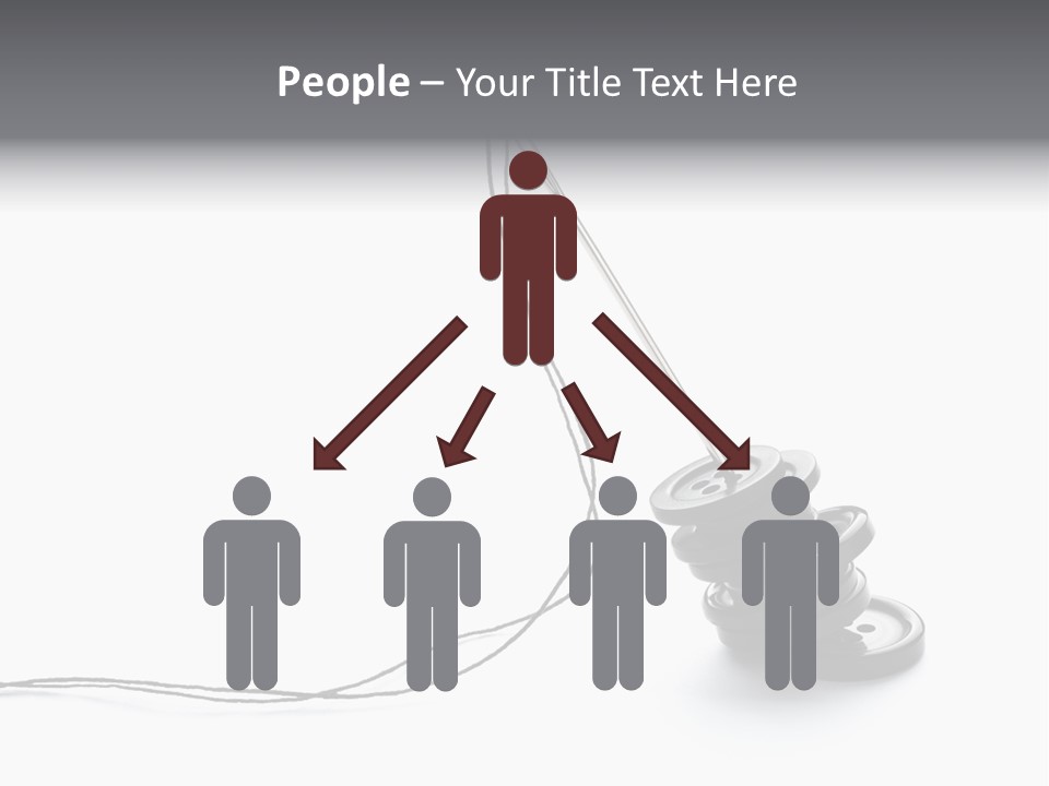 Needle Button Design PowerPoint Template