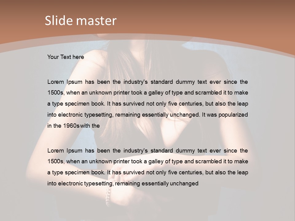 Beauty Chair Erotic PowerPoint Template