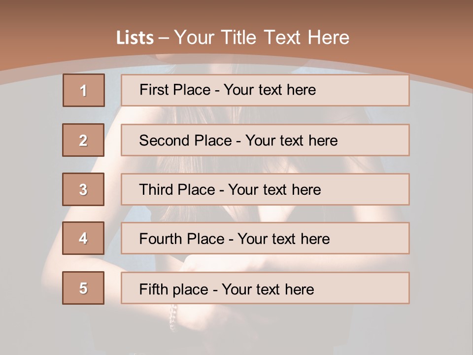 Beauty Chair Erotic PowerPoint Template