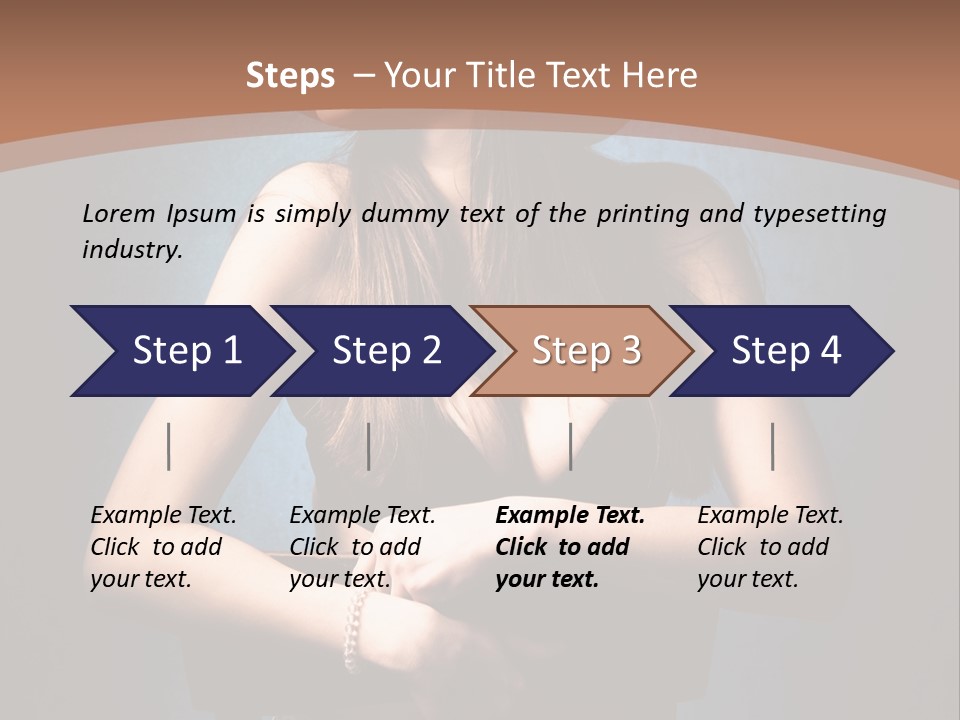 Beauty Chair Erotic PowerPoint Template