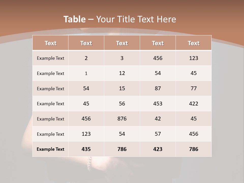 Beauty Chair Erotic PowerPoint Template